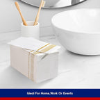 200 Pack Paper Napkins Guest Towels Disposable Premium Quality 3-ply Dinner - Image 4