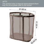 Mesh Bag with Handles, Collapsible Laundry Basket, Foldable Laundry Bag - Image 2