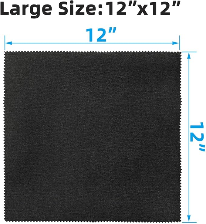 4 Pack Microfiber Gun Cleaning Cloth, Reusable Microsuede Cleaning/Polishing - Image 2