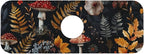 Faucet Draining Mat For Kitchen Sink, Mushrooms Ferns Wildflowers Diatom Mud - Image 6
