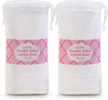 Large Oval Cotton Pads, 3-Layer Dual Textured Design, Ultra-Soft Cotton Ovals by icotle