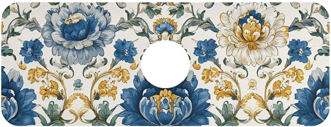 Kitchen Sink Splash Guard 1 PC 14.7 Inch Sink Faucet Mat Splash Guard by Eyanle