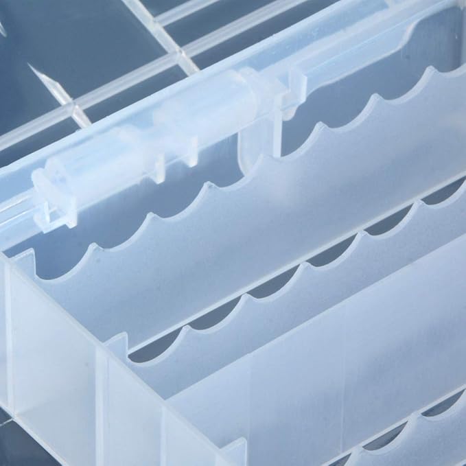 YXQ AA AAA Battery Storage Box Organizer Holder Clear Plastic Case Container - Image 4