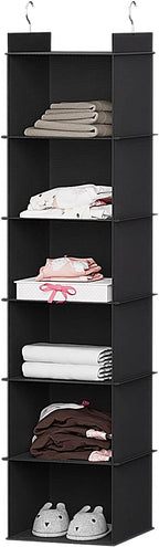 YOUDENOVA Hanging Closet Organizer, 6-Shelf Closet Hanging Storage Shelves by YOUDENOVA