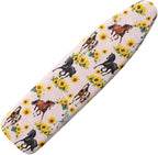Sprowallow Sunflower Horse Ironing Board Cover and Pad 15x54 Inch Standard Size by Sprowallow