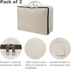 Breathable Canvas Cotton Soft Storage Bags - Image 2