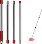 4 Section Stainless Spin Mop Replacement Handle - Image 9