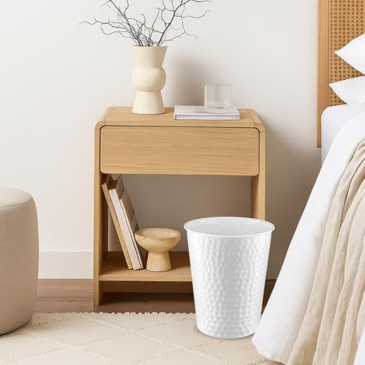 Monarch Abode Metal Bathroom Trash Can – Waste Basket - Image 8