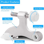 OBTANIM 16 Pack Hinge Pin Door Stopper Heavy Duty Metal Adjustable Door Stops - Image 3