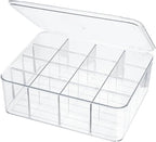 Socks Underwear Drawer Organzier Dividers, 16 Compartment Removable Divided by ZEXALOR