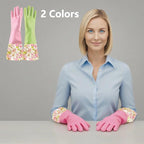 KINGFINGER Rubber Latex Waterproof Dishwashing Gloves - Image 5