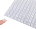 200 Pieces Cabinet Door Bumpers, 0.4inch Round Silicone Clear Self Adhesive - Image 3