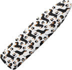 GLENLCWE Cute Dachshund Paw Print Ironing Board Cover, 54x15 inches, Animal by GLENLCWE