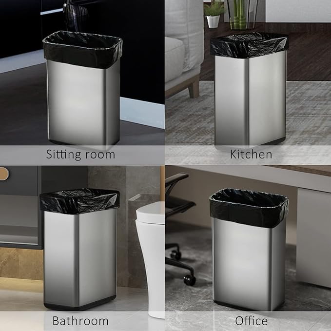 Teivio Trash Bags, 8 Gallon, for Bathroom, Industrial, Commercial, Janitorial - Image 5