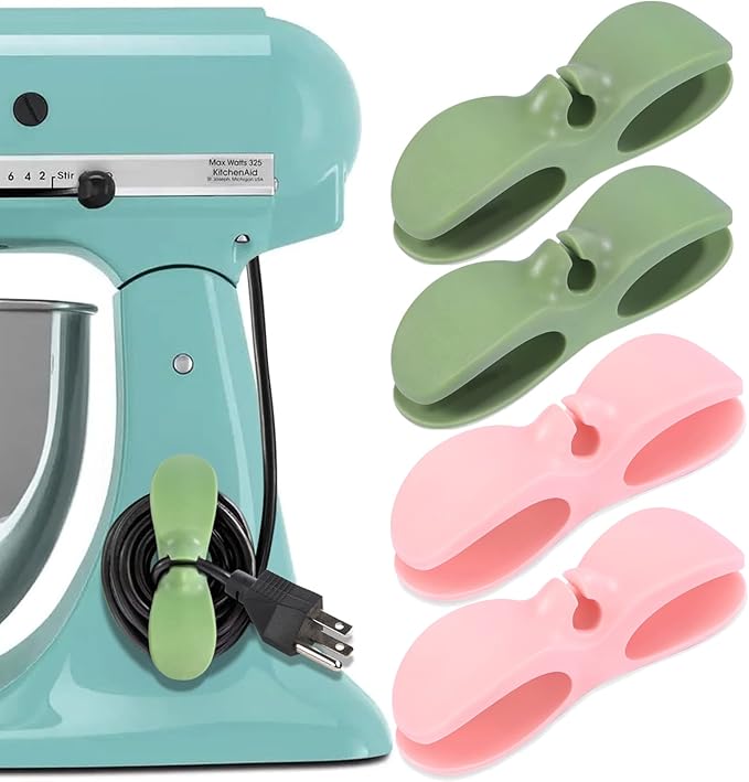 Cord Organizer for Appliances, Cord Holder Cord Wrapper for Appliances Stick on by SisBroo
