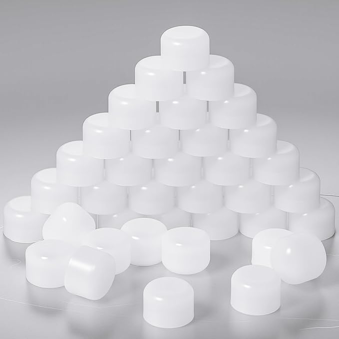 Outus 50 Pcs Rubber Door Stop Silicone Replacement Door Stop Caps Tips Bumpers - Image 7