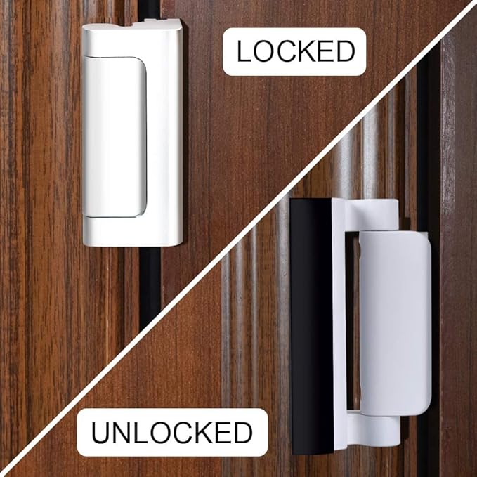 Home Security Door Lock Door Reinforcement Lock: Metal Door Locks - Image 7