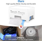 Large Trash Bag Holder Dispenser, Metal Garbage Bag Dispenser Roll Holder - Image 3