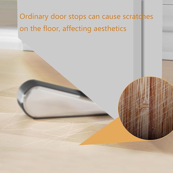 4.4 lbs Heavy-Duty Door Stopper, Decorative Door Stopper, Weighted Fabric Door - Image 6