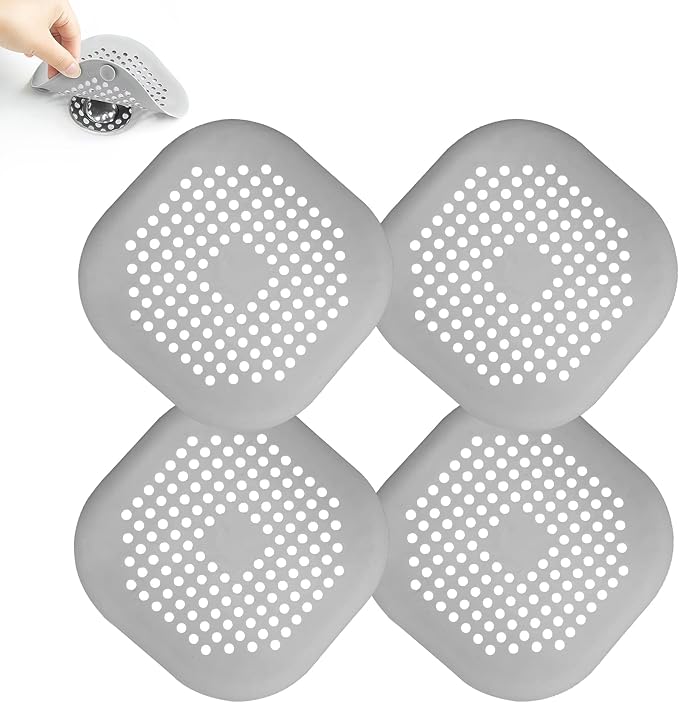 4 Pieces Drain Covers Hair Stopper by Philbinden