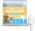 Dog Ear Cleaning Swabs 56pcs– Gourd-Shaped Cotton Tips by VVHOMIFE