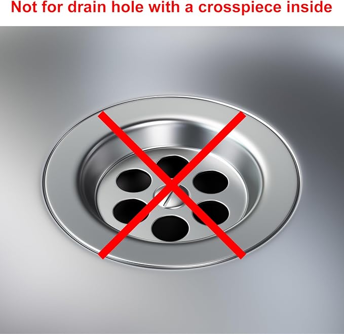 uxcell 2 Pack Shower Drain Strainer, 3.1" x 2.5" Stainless Steel Floor Drain - Image 6