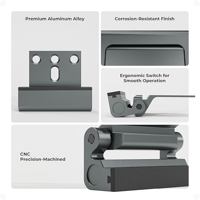2Pack Home Security Door Reinforcement Lock, Childproof Safety Door Lock Latch - Image 8
