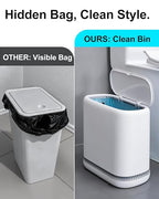 3 Gallon Slim Small Bathroom Trash Can - Image 6