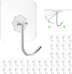 ZESLMG Adhesive Wall Hooks No Damage by ZESLMG