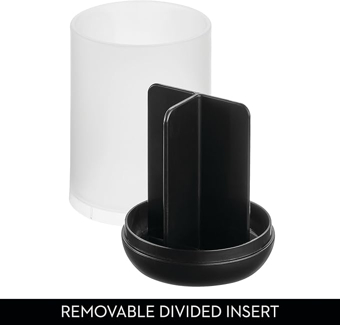 iDesign Toothbrush Holder with 3 Divided Sections - Image 3