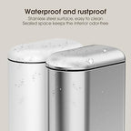 CEROELDA Small Bathroom Trash Can - Image 5