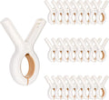 Frcctre 30 Pack Beach Towel Clips, Heavy-Duty Plastic Clothes Pins Quilt Drying by Frcctre