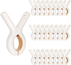 Frcctre 30 Pack Beach Towel Clips, Heavy-Duty Plastic Clothes Pins Quilt Drying by Frcctre