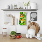 St Patrick's Day Hand Towels, 2 Packs Clover Leaves Spring Bathroom Hand Towels - Image 4