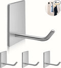 Adhesive Hooks Heavy Duty, Long Stainless Steel Self Adhesive Wall Hook by AdhesiveHooks