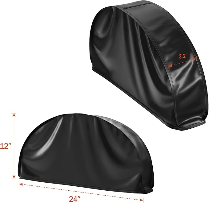 Univivi 12 Inch Satin Shoulder Covers - Image 2