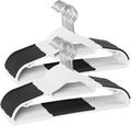 Finnhomy Bar Design Heavy Duty 50 Pack Plastic Hangers, Clothes Hangers by Finnhomy
