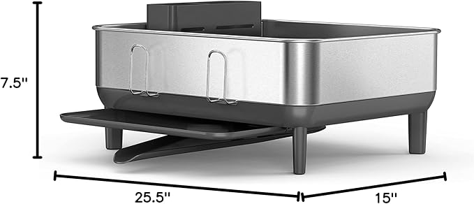 simplehuman Compact Dish Drying Rack - Image 7