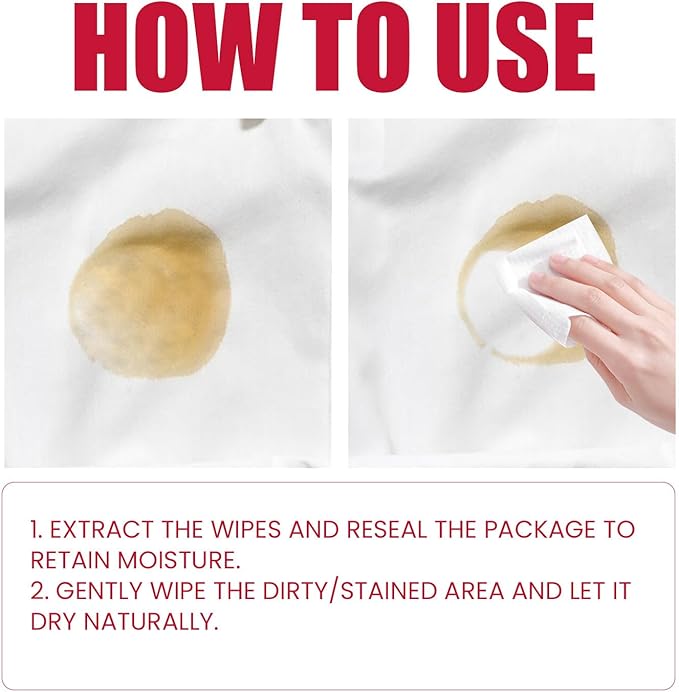 Stain Remover Wet Wipes - Image 3