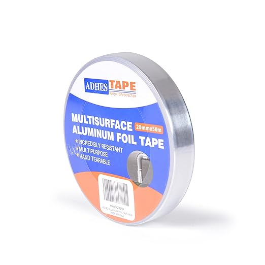 ADHES TAPE Aluminum Foil Tape, Heat Resistant, Waterproof, 0.78 inch x164 Feet by ADHESTAPEPERSUITOFPERFECTION