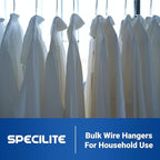 SPECILITE Wire Metal Clothes Hangers Bulk 250 Pack - Image 7