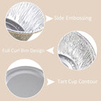 Aluminum Foil Baking Cups, 150 Pack Disposable 3 Oz Ramekins Aluminum Cupcake - Image 3