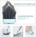 Affogato Floor Scrub Brush Bathroom Long Handle Bathtub Push Broom Shower Tile - Image 3