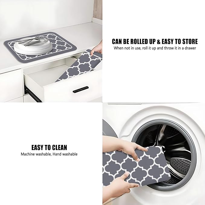 Dish Drying Mat for Kitchen Counter - Image 7