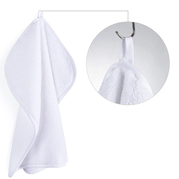 POLYTE Premium Lint Free Microfiber Washcloth Face Towel, 13 x 13 in - Image 5