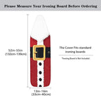 ZDCUSTOM Red Ironing Board Cover Standard Size 52"x13" Santa Claus Ironing - Image 5