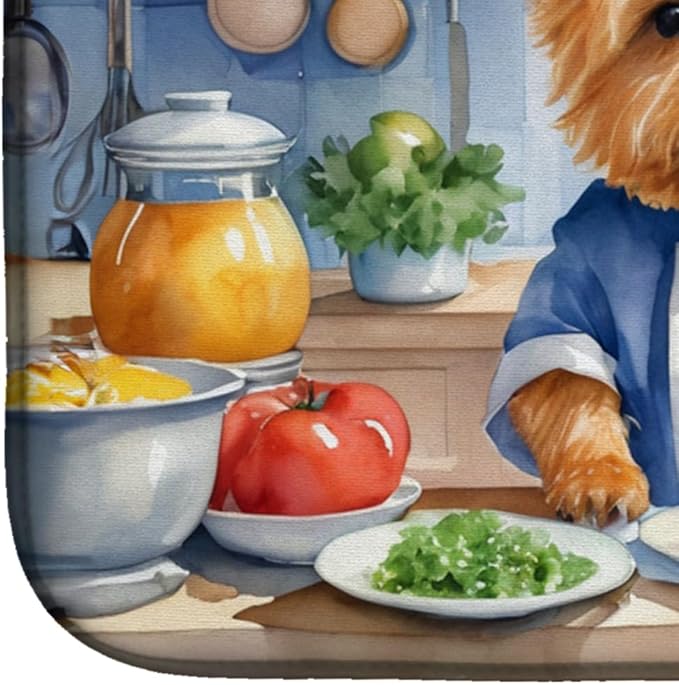 Caroline's Treasures DAC6292DDM Norwich Terrier The Chef Dish Drying Mat - Image 4