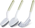 Heavy Duty Scrub Brush with Long Handle, Grout Cleaner Brush, Stiff Bristles by Unknown