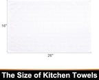 Mordimy 100% Cotton Terry Cloth Kitchen Towels, Super Soft and Absorbent Dish - Image 6