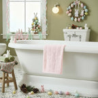 Artoid Mode 1 Pc Pink 3D Rabbit Jacquard Easter Hand Towels - Image 3